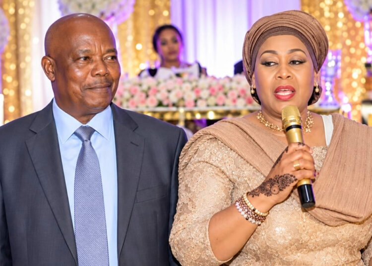 Samia Suluhu Hassan with her husband Hafidh Ameir Hassan