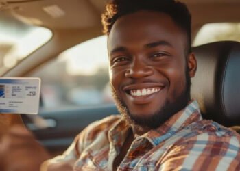 Motorist applying for a Smart Driving License through NTSA in Kenya