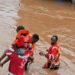 Kenya Red Cross emergency responders preparing for possible flooding as heavy rains intensify.